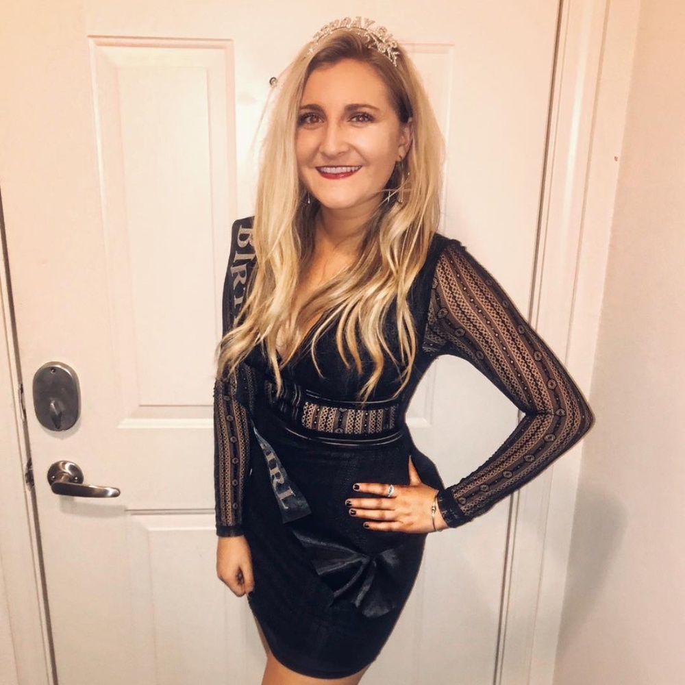 Black dress size small